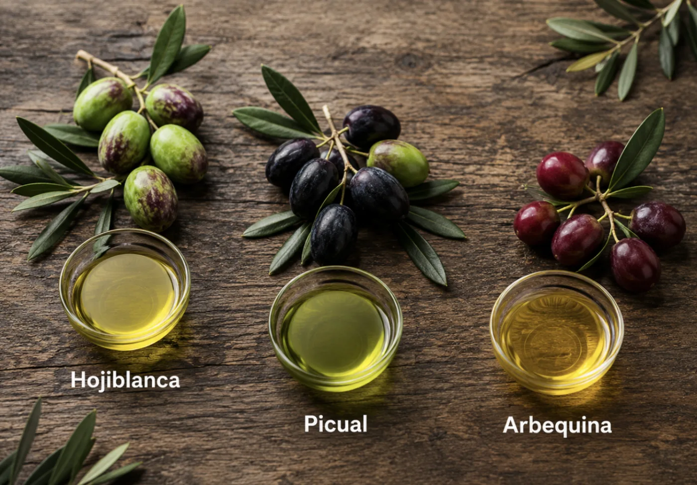 Variedades de aceite de oliva de España